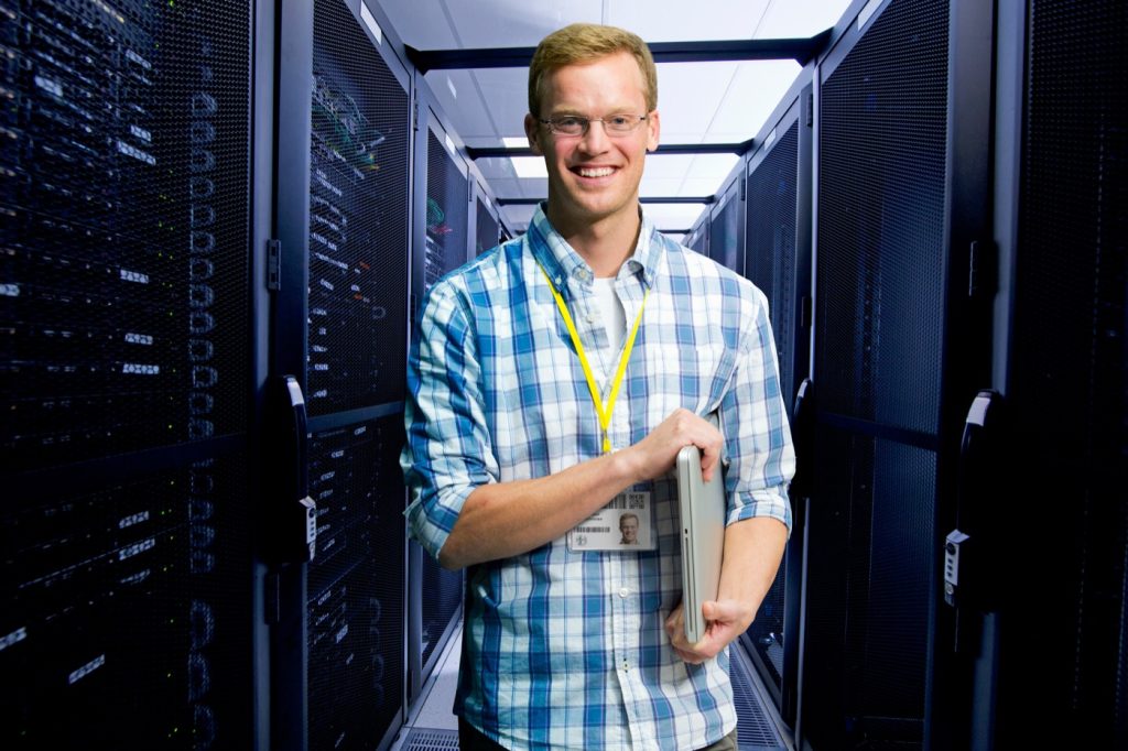 Tecnico IT in sala server
